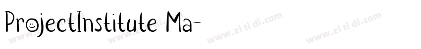 ProjectInstitute Ma字体转换